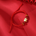 wholesale S925 Sterling Silver Chinese Trend Style Small Dragon Bag Red Braided Rope Bracelet Zodiac Year of the Dragon Hand String Free Engraving-0-2