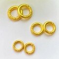 wholesale Antique gold-plated Ruyi Qiankun ring running spacer DIY couple bracelet-0-3