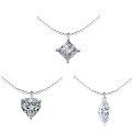 S925 Silver Moissanite Detachable Choker Necklace Wholesale-0-0