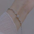 wholesale S925 Sterling Silver Planet Bracelet for Women, Ins Style Small Unique Design Elegant Jewelry Birthday Gift for Girlfriend-0-5