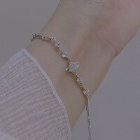 wholesale S925 Sterling Silver Planet Bracelet for Women, Ins Style Small Unique Design Elegant Jewelry Birthday Gift for Girlfriend-ins planet sterling silver bracelet/approx. 3.56g&gt;SL005168