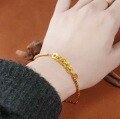 wholesale S925 Sterling Silver Fashionable and Luxurious Minimalist Auspicious Five Emperor Coin Bracelet-0-1