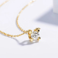 wholesale 18K Gold Bull Head Necklace for Women with Lab-Grown Diamonds, Fashionable and Versatile Choker Pendant, Wholesale Light Luxury Style-0-0