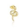 wholesale S925 Sterling Silver Minimalist Snake Earrings For Women, Versatile And Chic With An Design-0-2