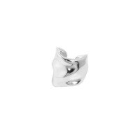 wholesale S925 Sterling Silver EA595 Korean Version Ins Niche Design Minimalist Versatile Irregular Concave-Convex Surface Ear Clip for Women Without Piercings-EA597【Silver Single】 925 Silver