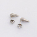 wholesale S925 Silver Source Manufacturer Wholesale Dunli Jewelry Ice Cream Cute Style White Zircon Earrings-0-1