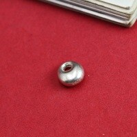 wholesale S925 Sterling Silver Small Lock Silver Ingot Pendant, Retro and Minimalist Solid Hard Silver Hand-Braided Cord Bracelet Accessory-One ringless model (5000184-1)