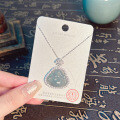 Metal Pendant Necklace with Maitreya Buddha Design-0-6