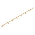 wholesale Design 925 Silver Gold High-End Moissanite Round Bead Bracelet for Women, Small Batch-0-4