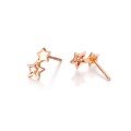 wholesale 18K gold genuine source manufacturer women's fashion diamond-embedded earrings, 9K gold moissanite ear studs with dropshipping service-0-3