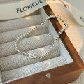 wholesale S925 Sterling Silver Korean-style Small Floral Beaded Bracelet for Women, Fashionable, Luxurious, Fresh and Trendy Hand Jewelry-0-2