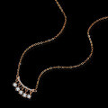 Sterling Silver Pendant with Moissanite, Chinese Style Bell and Tassel Necklace-0-1