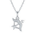 wholesale S925 Silver New Classic Twelve Zodiac Signs Series Pendant with D Color Moissanite, Unisex Necklace-0-9
