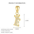 wholesale S925 Sterling Silver, Fashionable And Luxurious Crown Design With Zircon, Diy 26 English Letter Pendant Necklace, Versatile For European And American Styles-0-9