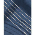 wholesale S925 Sterling Silver Women's Necklace Chain Without Pendant Men's Bead Chain Collarbone Chain High-End Sense Sweater Chain Plain Chain-0-0