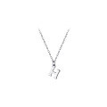 wholesale S925 Sterling Silver Simple Plain English Letter Necklace for Women H Girly and Fresh Collarbone Chain D8588-0-4