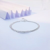 wholesale S925 Sterling Silver Smiley Face Bracelet for Women, Small Batch Design, Versatile and Exquisite, Wholesale for Gift to Girlfriend-SL010198 925 silver