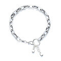 wholesale S925 Sterling Silver Heavy Work O-Link Bracelet, Bold Style, European and American Trendy Streetwear Fashion Hip-Hop Jewelry for Women-0-4