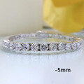 wholesale 925 Silver Jewelry New High Carbon Diamond Bracelet for Cross-Border Men and Women 4-5-6-7mm-0-9