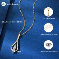 S925 Sterling Silver Butterfly Moissanite Layering Necklace-Style R [Clearance Sale - Free Shipping] Gold  925 Silver