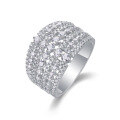 wholesale S925 Silver Time Ballet Ring High-Quality, Amazon Temu Best-Selling Moissanite Ring-0-1