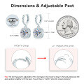 S925 Sterling Silver Minimalist Dual-Wear Ear Studs, Ins Style-0-45