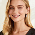 S925 Silver Pearl Tassel Earrings for Women-0-0