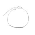 wholesale S925 Silver Tide Xiaobai Wholesale Korean Style Fashion Double Layer Pearlized Geometric Chain Bead Bracelet for Women-0-4