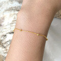 wholesale S925 Sterling Silver Simple Beaded Bracelet Fashion Minimalist Niche Stackable Bracelet-0-0