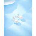 wholesale S925 Sterling Silver Rabbit Pearl Earrings for Women, Minimalist Small Design, New Trendy High-End Sense Ear Piercing Jewelry-0-0