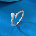 wholesale S925 Silver Inlaid Zircon Teardrop Ring, Exquisite, Niche, Minimalist, Cross-Border Hot Seller on AliExpress-0-3