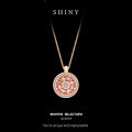 S925 Silver Eight Treasures Compass Pendant Lotus Braided Necklace-0-5