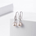 wholesale 925 Sterling Silver Women's Earrings, Minimalist and Niche High-End Sense Freshwater Pearl Earrings for Mother's Day, Mother's Style Earrings-0-0