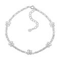 wholesale 925 Sterling Silver Hot-selling Simple Ins-style Butterfly Crushed Silver Bracelet for Women, Designed with Personality-0-4