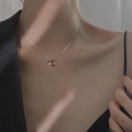 wholesale S925 Silver Trendy Minimalist Niche Interlocking Choker Necklace, New Arrival with High-End Design-0-3