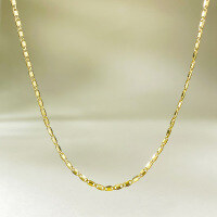 wholesale S925 silver Italian imported pig nose necklace collar chain, can be worn alone or with pendants for layered looks-N383 Pig Nose Gold &gt;925 Silver