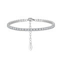 wholesale S925 Sterling Silver Colorful Zircon Tennis Bracelet for Women, Fashionable and Versatile, Direct from Manufacturer-0-27