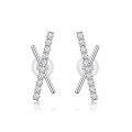 wholesale S925 Sterling Silver Cross-Border New Sky Meteorite Earrings with Moissanite Hoops, Hot Seller for Live Streaming on Temu, Wholesale Ear Jewelry-0-5