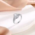 wholesale 925 Sterling Silver Drop Zircon Ring for Women, High-End Designer Style, European and American Fashion-0-3