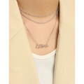 wholesale S925 Sterling Silver 434 Korean Version Ins Small Irregular Curve Necklace Trendy Accessories-0-2