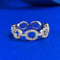 wholesale S925 Silver Zhuo Zhifan New Season Row Ring Women'sIns Style Ring Band-0-0