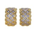 wholesale S925 silver new textured carved floral diamond-inlaid hollow earrings retro court-style women's earrings-0-4