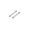 wholesale 999 Silver Nalan Ear Studs (Set of 4 Pairs) Double-ended Ear Rods for Ear Healing Ear Bone Pins G7451-0-4