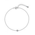 925 Silver Moissanite T Bubble Bracelet for Women Live Factory Direct-0-3