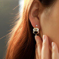 wholesale S925 Sterling Silver Owl Stud Earrings for Women, Minimalist Design, New Arrival Elegant Earrings-0-2