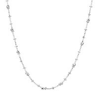 wholesale 925 Sterling Silver Fairy Necklace For Women, A Small And Luxurious Design With A Dazzling Flash, Exuding An Advanced Sense For Fashionable Commuting-Fairy Necklace - White Gold (40+5cm)  925 Silver