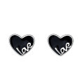 wholesale S925 Sterling Silver Small and Exquisite Heart Stud Earrings, Ins Korean Japanese Style Minimalist Design Student Earrings for Women-0-6