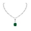 wholesale 925 Silver Gold-Plated Pendant Chain with High-Carbon Diamond Muzo Green, Fashionable Jewelry Versatile Necklace for Women-0-4