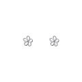 wholesale S925 Sterling Silver Hollow-out Daisy Ear Studs For Women, Japanese-style Mini Sweet And Lovely Cute Versatile Earrings For Drop Shipping-0-0