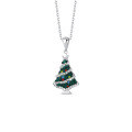 wholesale S999 Sterling Silver Christmas Tree Earrings for Women, Unique and Festive Winter Accessory-0-7
